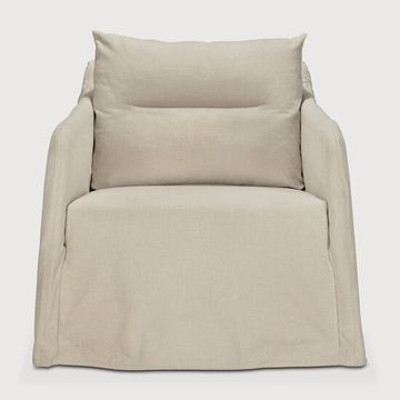 Weave lounge chair - Bone - 80 x 87 x 75 cm (10121410) by Ethnicraft