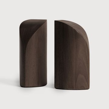 PI book ends - Dark Brown - 9 x 7 x 19 cm (10129780) by Ethnicraft