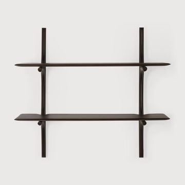 PI wall shelf - Dark Brown - 100 x 35 x 91 cm (10129787) by Ethnicraft