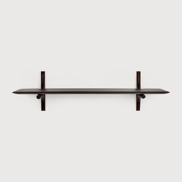 PI wall shelf - Dark Brown - 100 x 35 x 28 cm (10129792) by Ethnicraft