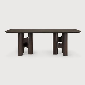 Flow dining table - Rose brown - 220 x 110 x 76 cm (10135093) by Ethnicraft
