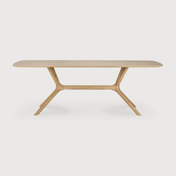 X dining table - Natural - 224 x 100 x 76 cm (10150028) by Ethnicraft