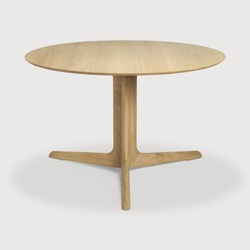 Corto dining table - Natural - 120 x 120 x 76 cm (10150993) by Ethnicraft