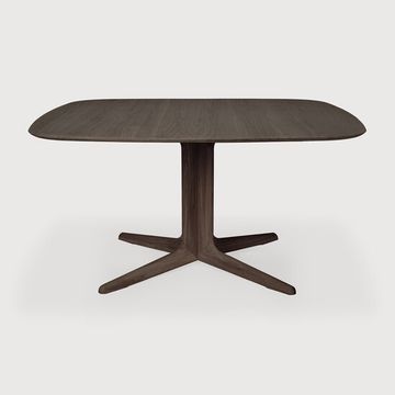 Corto dining table - Brown - 150 x 150 x 76 cm (10150998) by Ethnicraft