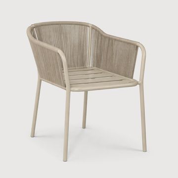 Capitan outdoor dining chair frame - Sand - 59 x 64 x 75 cm (10160211) by Ethnicraft