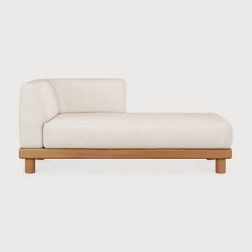 Monocle outdoor modular sofa - Natural - 166 x 83 x 72 cm (10S10415) by Ethnicraft