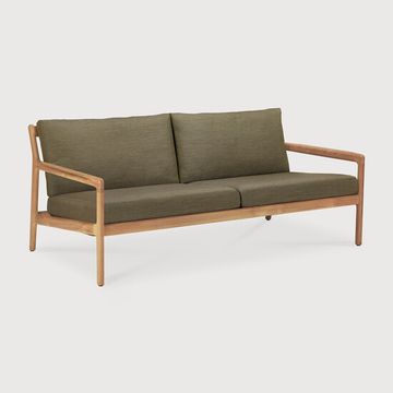 Jack outdoor sofa - Natural, Green - 180 x 90 x 74 cm (10S10435) by Ethnicraft