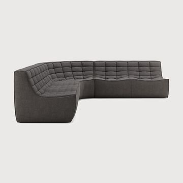 N701 modular sofa set - Dark Grey - 260 x 260 x 76 cm (10S21988) by Ethnicraft