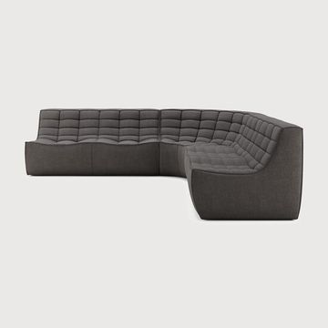 N701 modular sofa set - Dark Grey - 260 x 260 x 76 cm (10S21990) by Ethnicraft