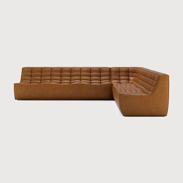 N701 modular sofa set - Old Saddle - 301 x 231 x 76 cm (10S22139) by Ethnicraft