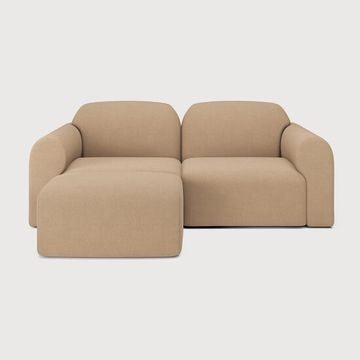 Bulky modular sofa set - Light Sepia - 190 x 175 x 75 cm (10S22168) by Ethnicraft