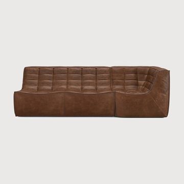 N701 modular sofa set - Chestnut - 231 x 91 x 76 cm (10S22194) by Ethnicraft