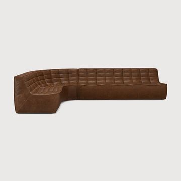 N701 modular sofa set - Chestnut - 330 x 200 x 76 cm (10S22203) by Ethnicraft