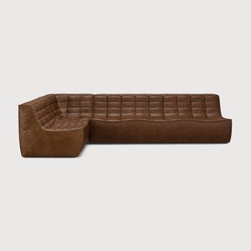 N701 modular sofa set - Chestnut - 301 x 171 x 76 cm (10S22204) by Ethnicraft