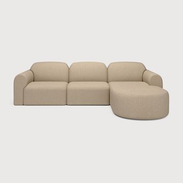 Bulky modular sofa set - Almond - 270 x 190 x 75 cm (10S22259) by Ethnicraft