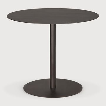 Blend dining table - Dark Bronze - 90 x 90 x 76 cm (10S60122) by Ethnicraft