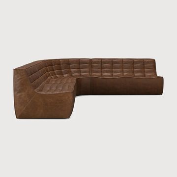 N701 modular sofa set - Chestnut - 231 x 231 x 76 cm (10S22200) by Ethnicraft