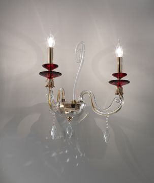 AURORA A2 - Crystal wall light with Swarovski® crystals by Euroluce Lampadari