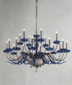 Bora L12+6 Blue by Euroluce Lampadari