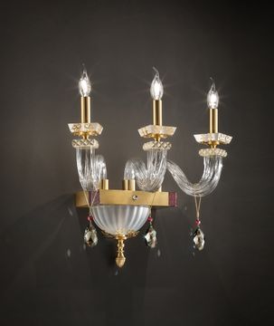 MUSEUM A3 - Wall light with Swarovski® crystals by Euroluce Lampadari