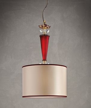 MUSEUM S1 - Pendant lamp with Swarovski® Crystals by Euroluce Lampadari
