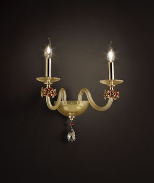 SHEEN A2 - Crystal wall light with Swarovski® crystals by Euroluce Lampadari