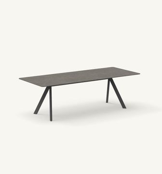 Atrivm outdoor rectangular dining table by EXPORMIM