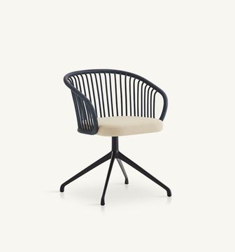 Huma swivel armchair by EXPORMIM