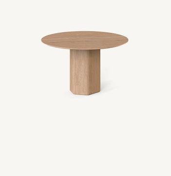 Talo indoor round dining table by EXPORMIM