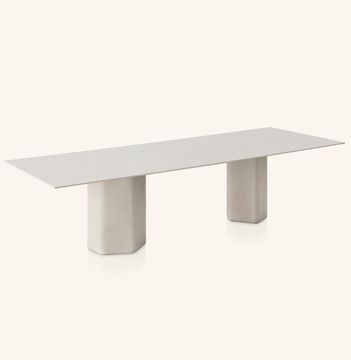 Talo outdoor rectangular dining table by EXPORMIM