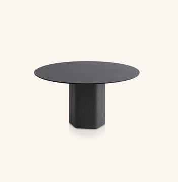 Talo outdoor round dining table by EXPORMIM