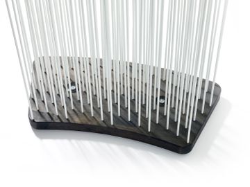 Sticks sharp curved base with LED by Extremis