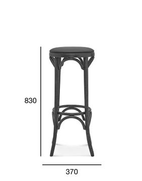 Bar stool BST-9739/80 by Fameg