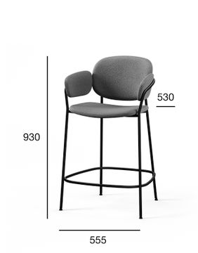 Bar stool Riso by Fameg - view 3