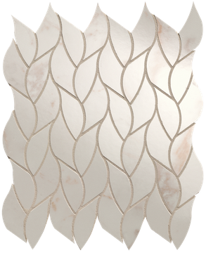 CALACATTA DELICATO LEAVES MOSAICO BRILLANTE Roma gold by FAP ceramiche