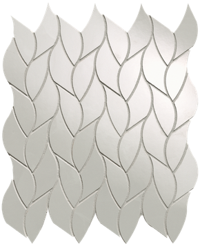 ONICE NEVE LEAVES MOSAICO BRILLANTE Roma gold by FAP ceramiche