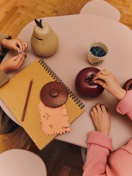 Apple Money Bank & Stacking Apple and Pear - Set of 2 - Gift Set by Ferm Living - view 3