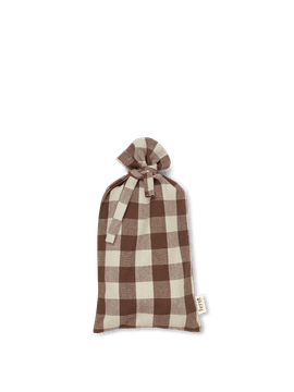 Bothy Check Napkins - Set of 4 - Cinnamon/Grey Green by Ferm Living - view 4