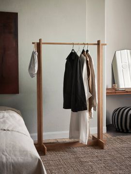 Bridge Clothes Rack - Oiled Oak by Ferm Living - view 2