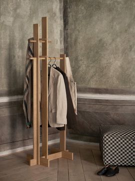 Bridge Clothes Stand - Oiled Oak by Ferm Living - view 2