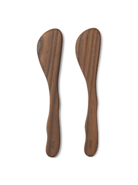 Cairn Butter Knives - Set of 2 - Dark Brown by Ferm Living