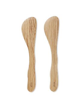 Cairn Butter Knives - Set of 2 - Oak by Ferm Living