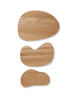 Cairn Cutting Boards - Set of 3 - Oak by Ferm Living - view 3