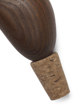 Cairn Wine Stoppers - Set of 2 - Dark Brown by Ferm Living - view 3