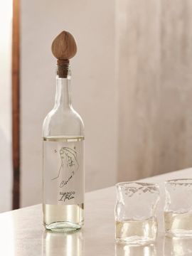 Cairn Wine Stoppers - Set of 2 - Oak by Ferm Living - view 2