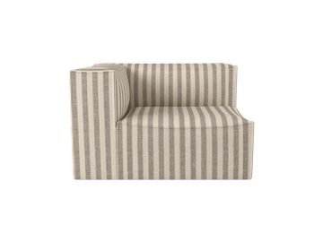 Catena Sofa Armrest Left S400 - Louisiana - Sand/Off-White by Ferm Living