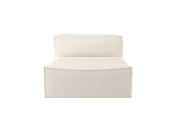 Catena Sofa Center L100 - Bouclé - Off-White by Ferm Living