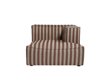 Catena Sofa Chaise Longue Right L601 - Louisiana - Sand/Chocolate by Ferm Living