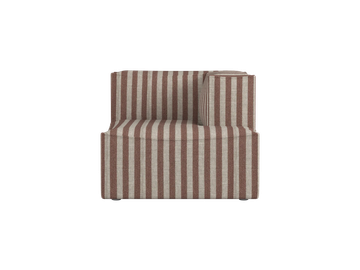 Catena Sofa Chaise Longue Right S601 - Louisiana - Sand/Chocolate by Ferm Living