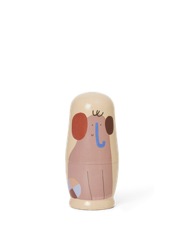 Critter Nesting Dolls by Ferm Living - view 3